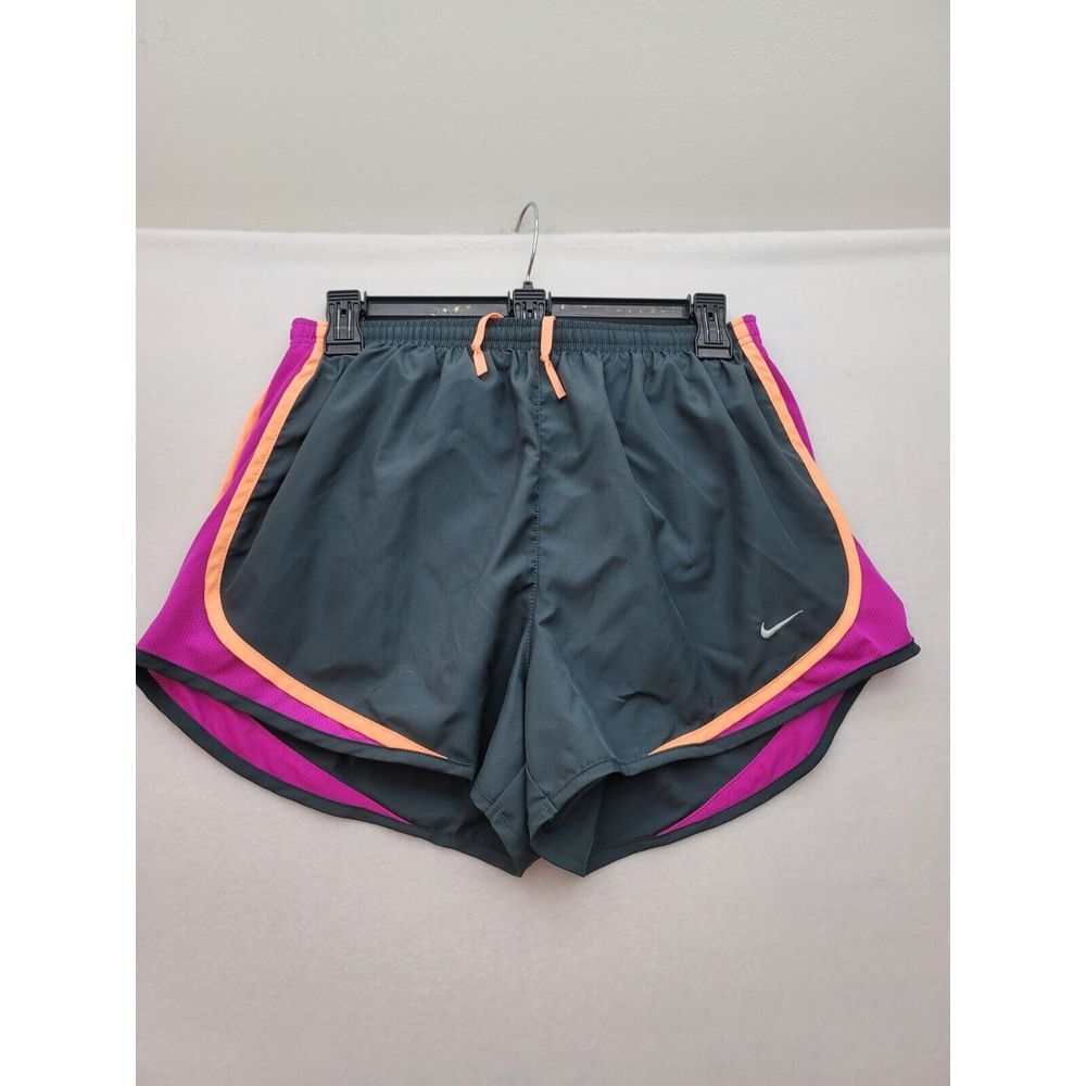 Nike Dri-Fit Running‎ Shorts Womens M Black Lined Drawstring